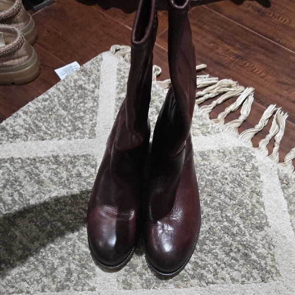 Frye Dark Brown Leather Boots